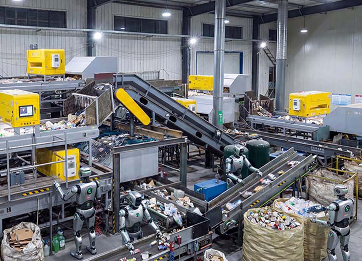 钱柜QG777科技垃圾分拣具身机器人即将“上岗”东莞！