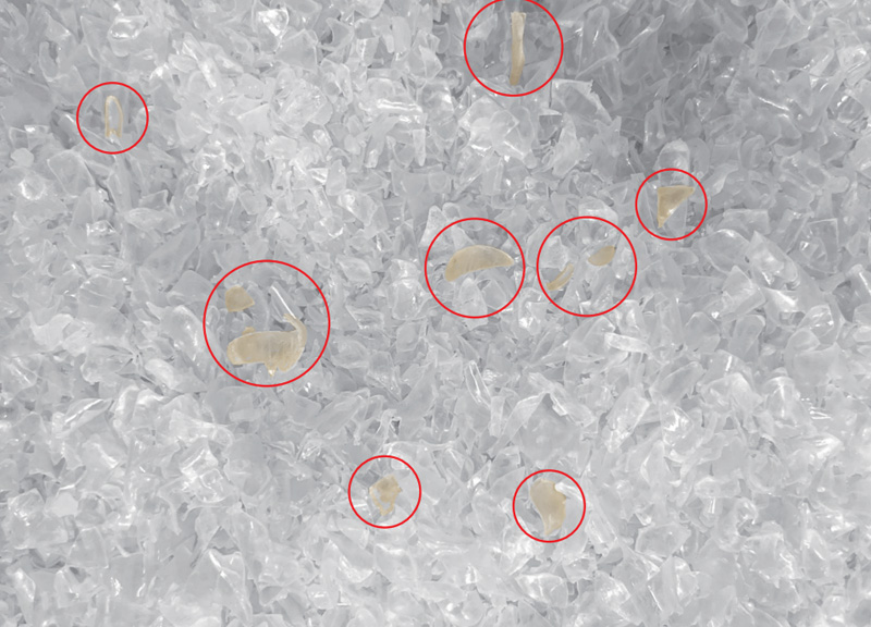 阻隔瓶、荧光瓶、老化瓶分选，稳定控制瓶片品质